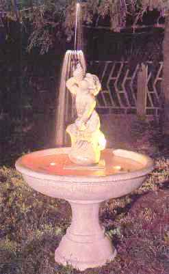 small statues yard statue fountain