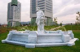 large statue fountains cast marble fountains god fountains of Bacchus