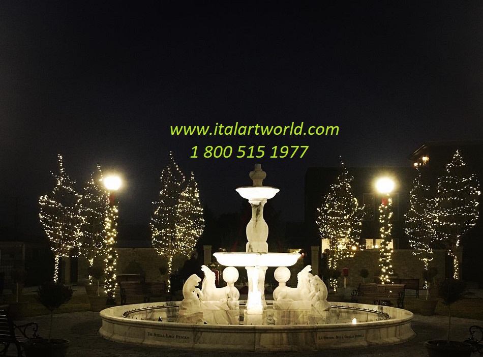 Roma Fountain at night Water fountains Roma Water Fountain Large at Night