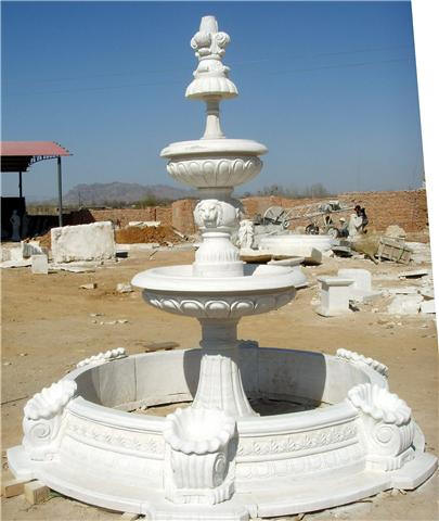 3 Tiered fountan cast pool water Classic tiered MArble Fountain MAde in Italy Fountains Cast Fountain