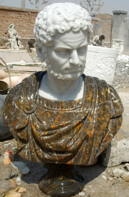 MArble bust of Roman Emperor Caracalla Famous Busts MArble torso Bust head
