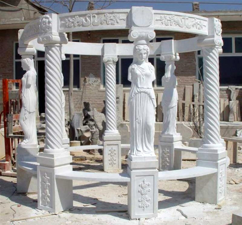 Gazebo Statue collumns combined Gazebo arch gazebo