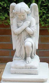 Knilling Angel Statue , Sacred weeping angel statue outdoor