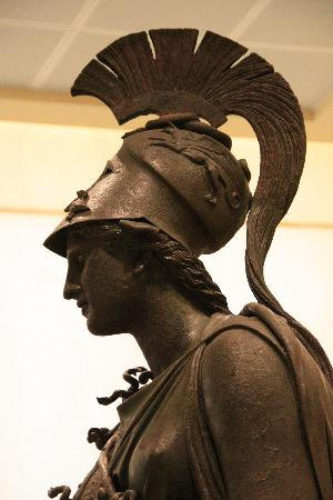 Famous Bust of Athena Greek Goddess of War and Oeice Torso Bust of Athena