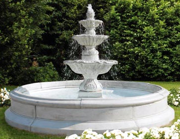 10 feet Pool Fountain tiered water flow Large Fountain Tiered Marble Fountains cast